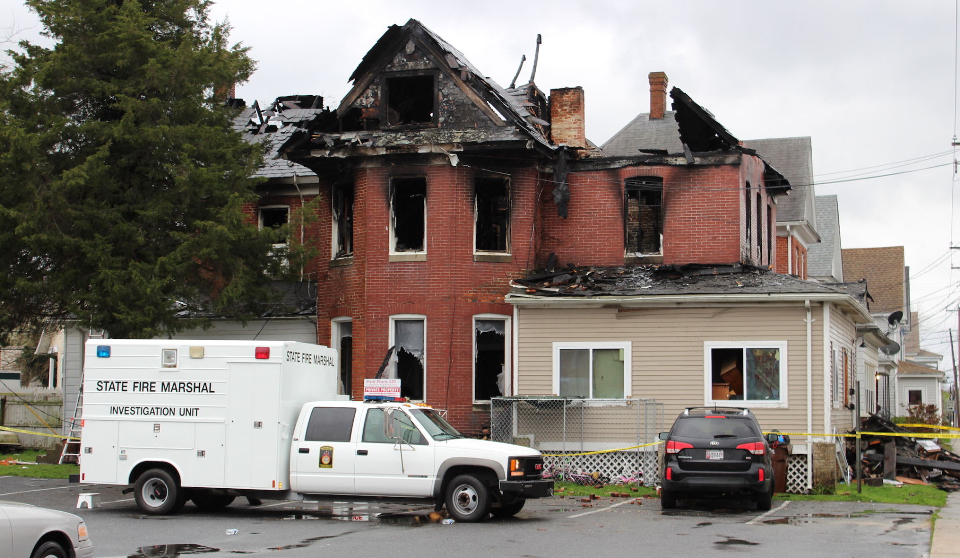 Investigators at High Street fatal fire